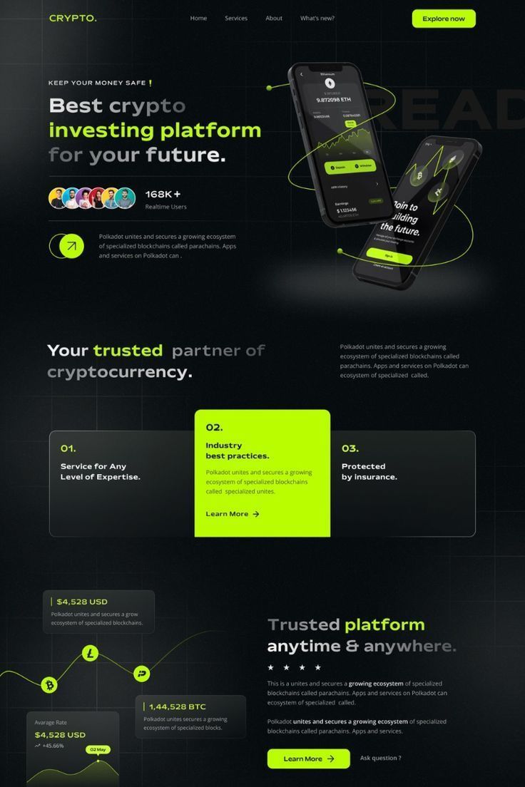 Website launch mockup